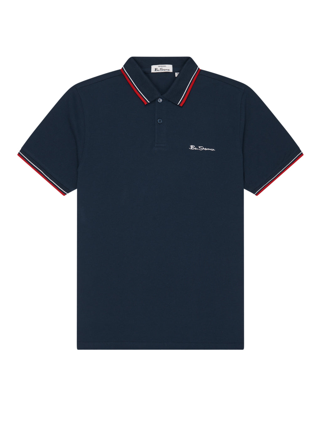 Polo's korte mouw blauw Ben Sherman