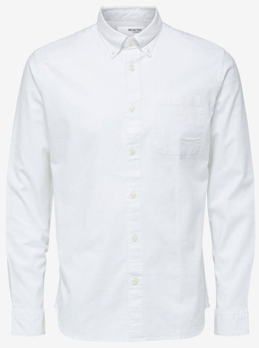 Hemden lange mouw wit Selected HOMME