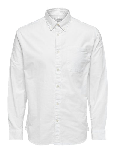 Hemden lange mouw wit Selected HOMME