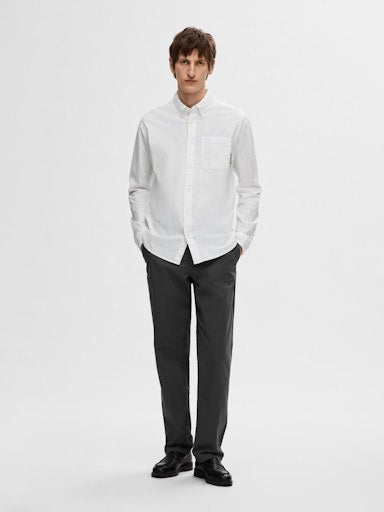 Hemden lange mouw wit Selected HOMME