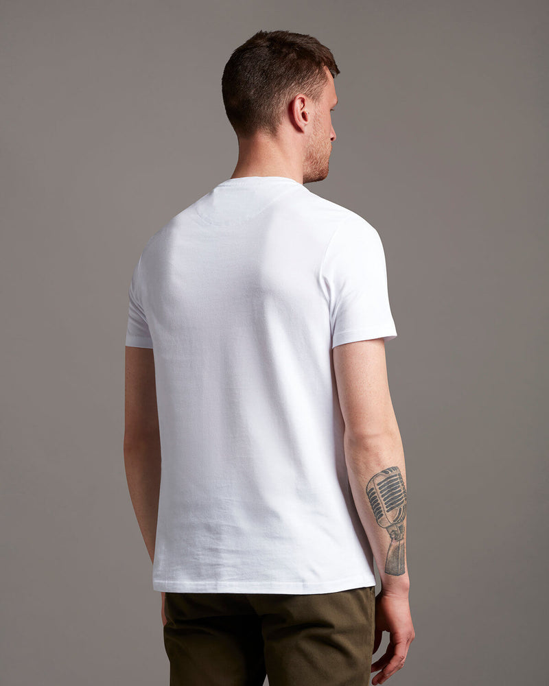 T-shirts korte mouw wit Lyle & Scott