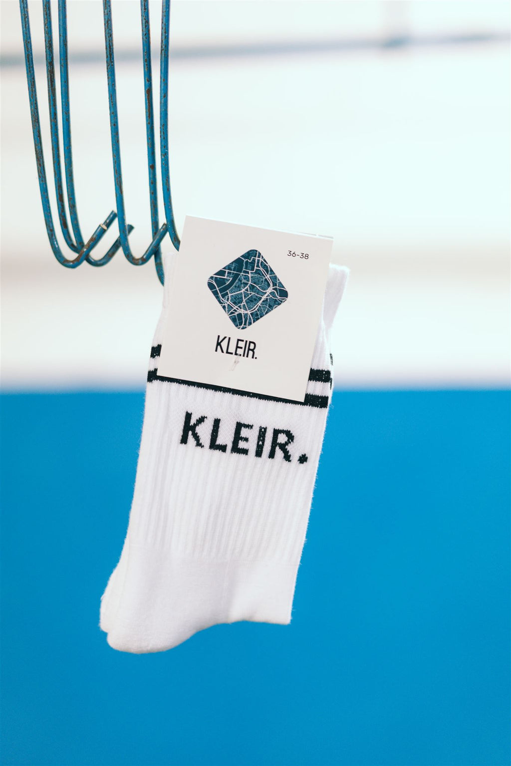 Kousen wit KLEIR.