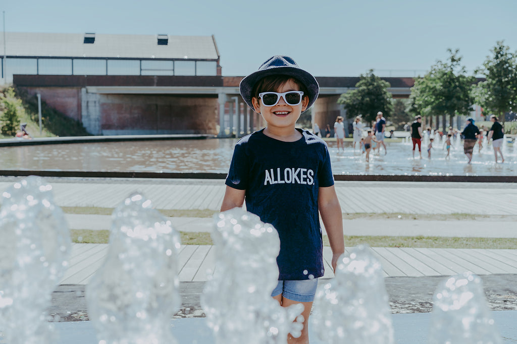 T-shirts korte mouw blauw KLEIR.
