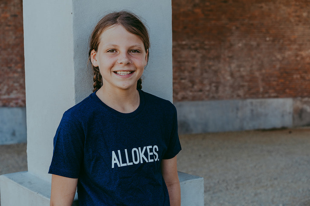 T-shirts korte mouw blauw KLEIR.