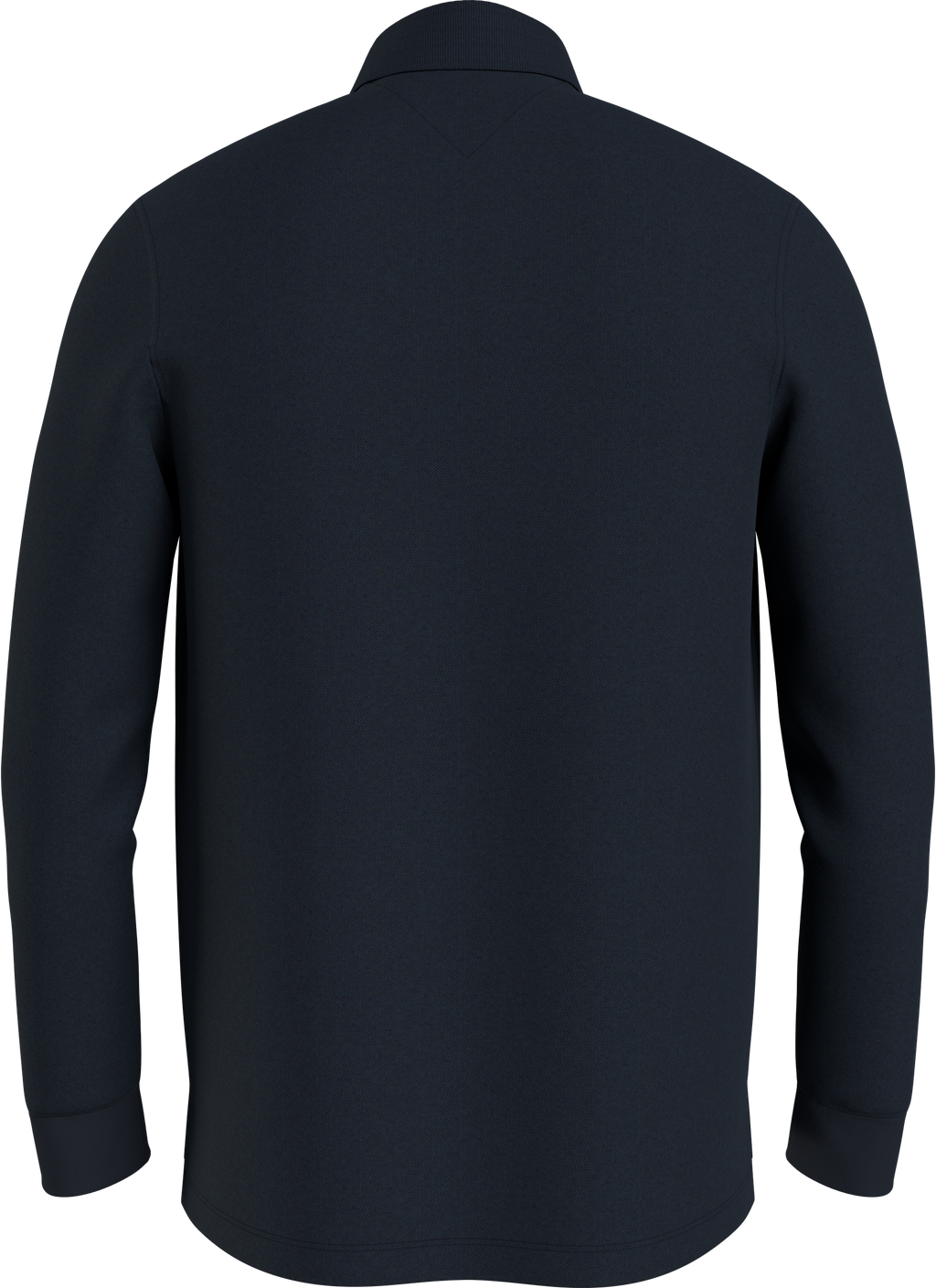 Polo's lange mouw blauw Tommy Hilfiger