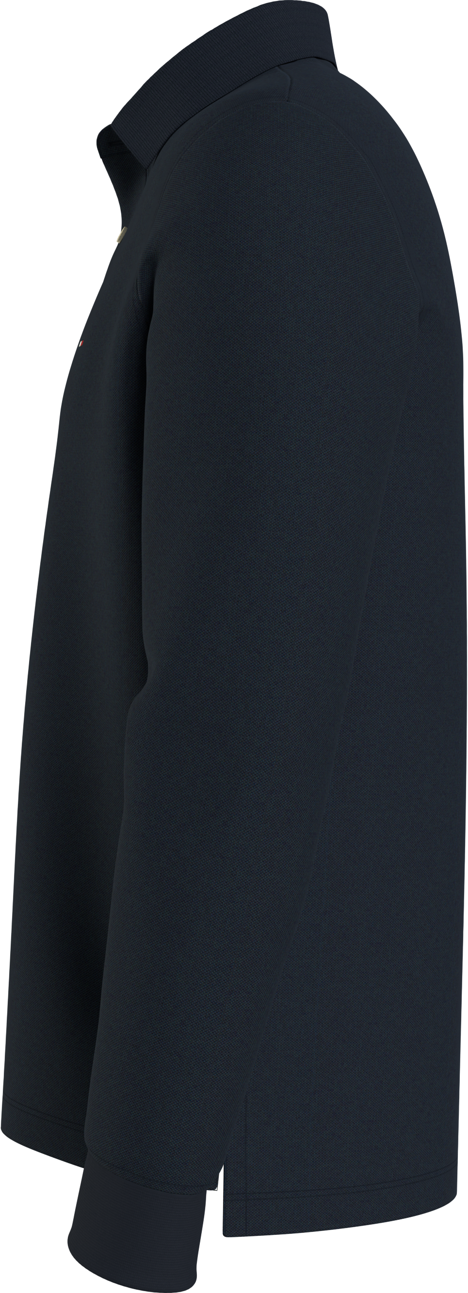 Polo's lange mouw blauw Tommy Hilfiger