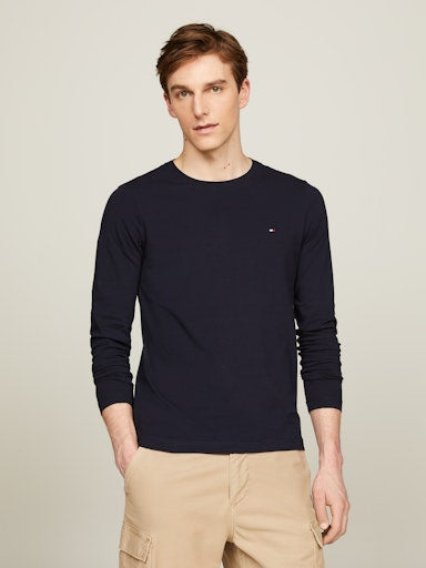 T-shirts lange mouw blauw Tommy Hilfiger