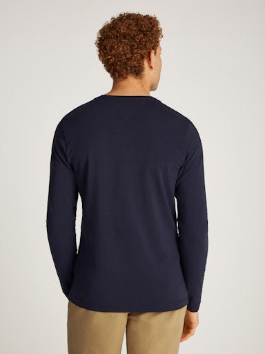 T-shirts lange mouw blauw Tommy Hilfiger