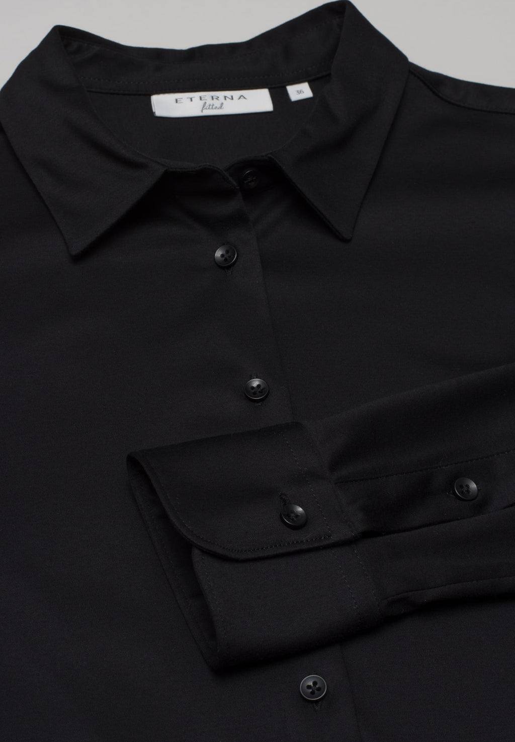 Blouses lange mouw zwart ETERNA