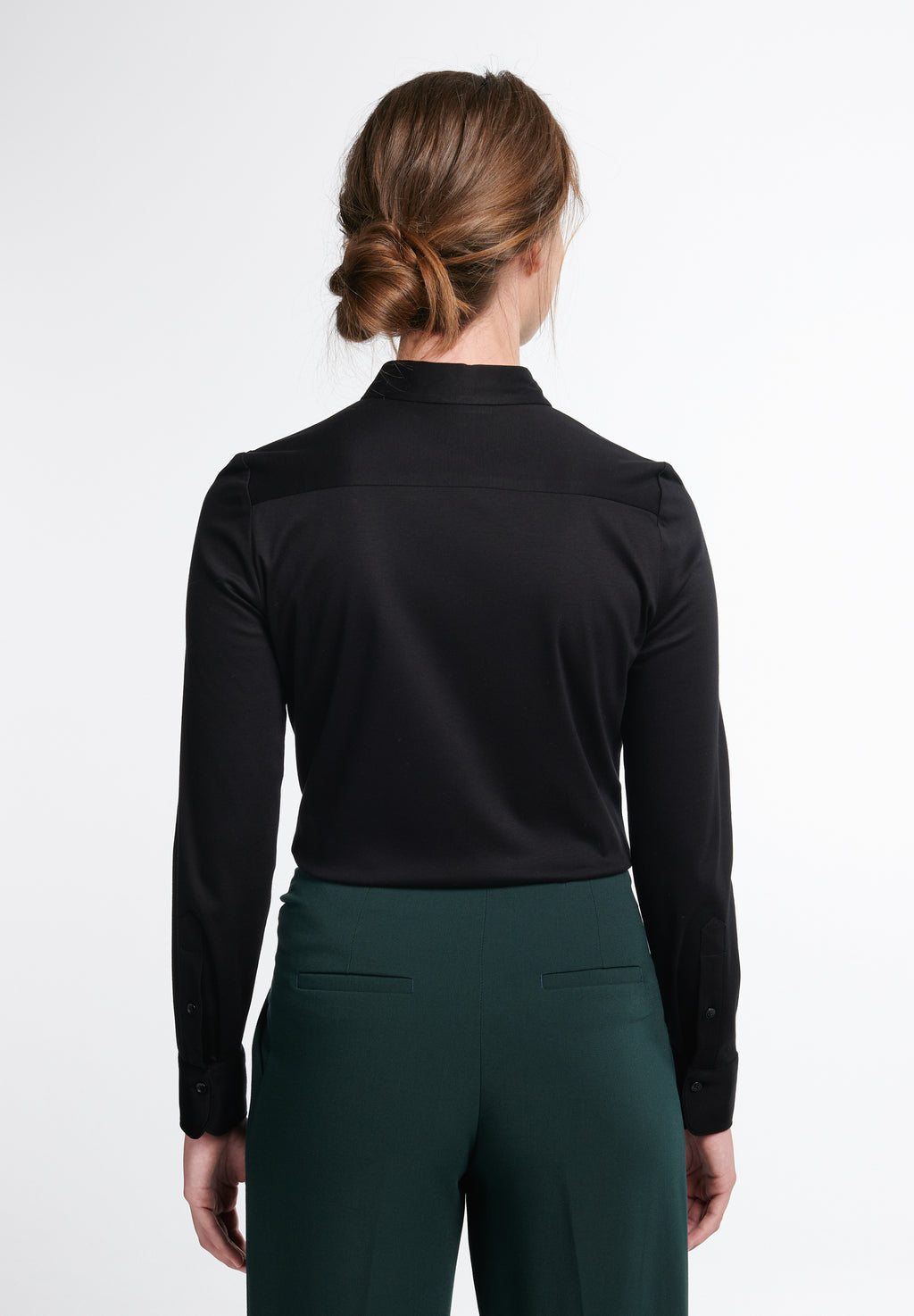 Blouses lange mouw zwart ETERNA