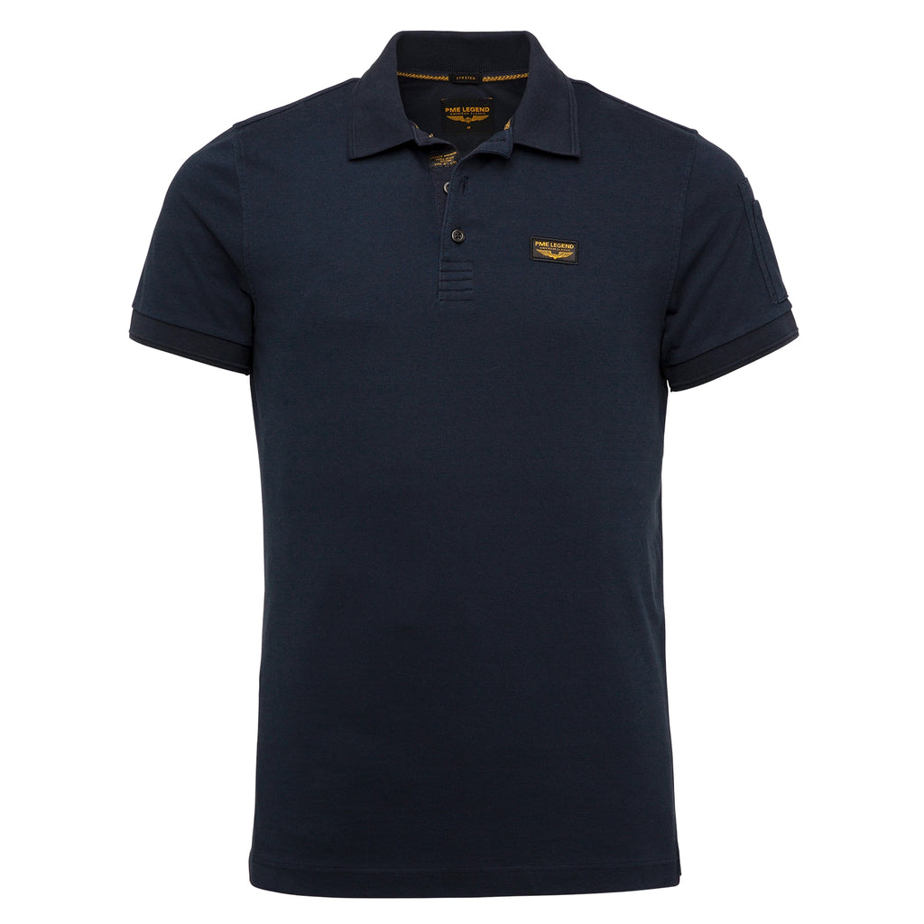 Polo's korte mouw blauw PME