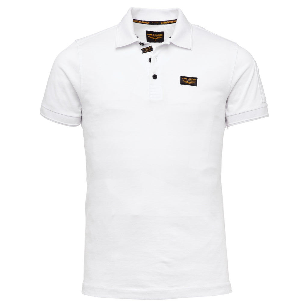 Polo's korte mouw wit PME