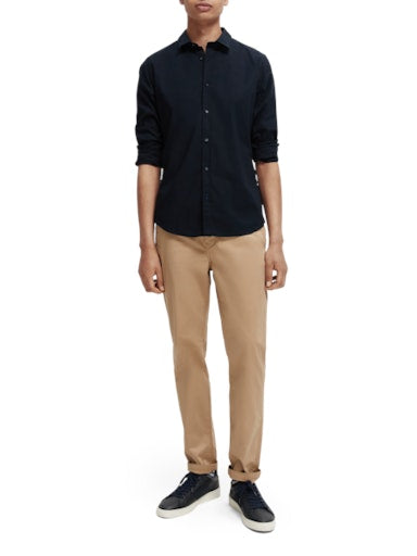 Hemden lange mouw blauw Scotch & Soda