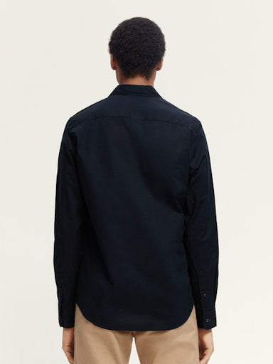 Hemden lange mouw blauw Scotch & Soda