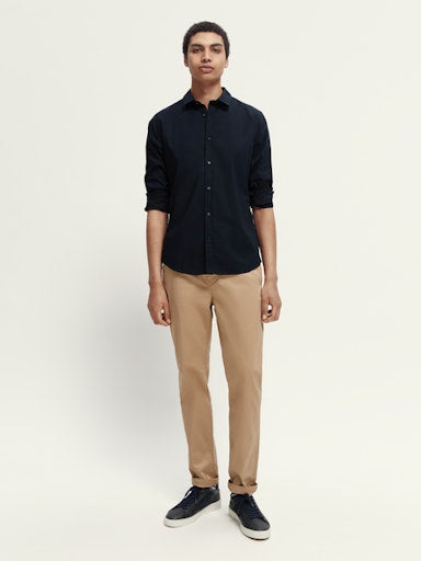 Hemden lange mouw blauw Scotch & Soda