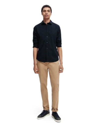 Hemden lange mouw blauw Scotch & Soda