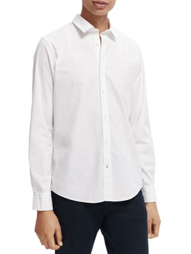 Hemden lange mouw wit Scotch & Soda