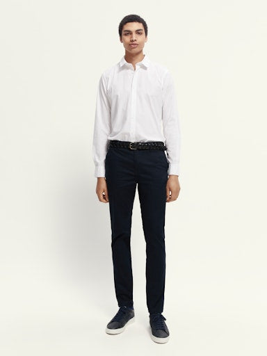 Hemden lange mouw wit Scotch & Soda