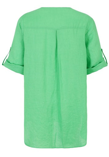 Blouses korte mouw groen Doris Streich