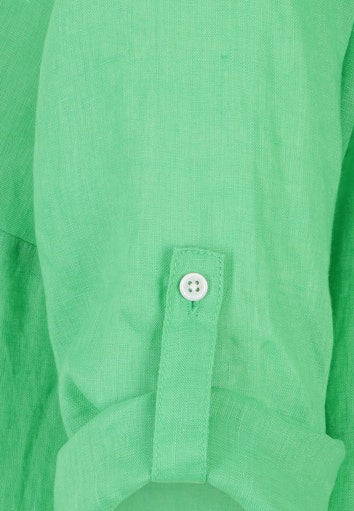 Blouses korte mouw groen Doris Streich
