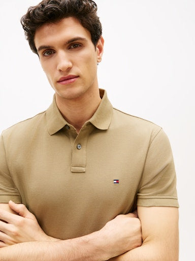 Polo's korte mouw groen Tommy Hilfiger
