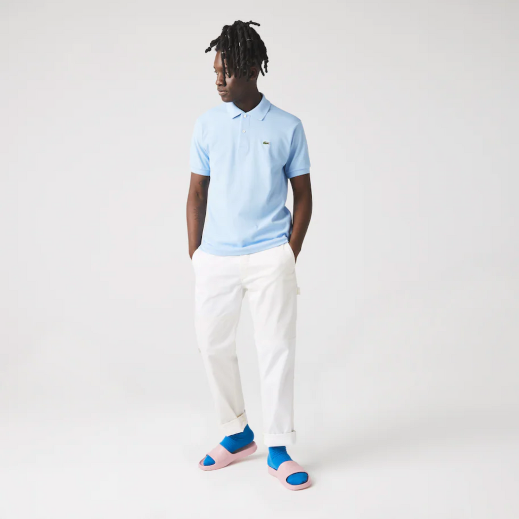 Polo's korte mouw blauw Lacoste
