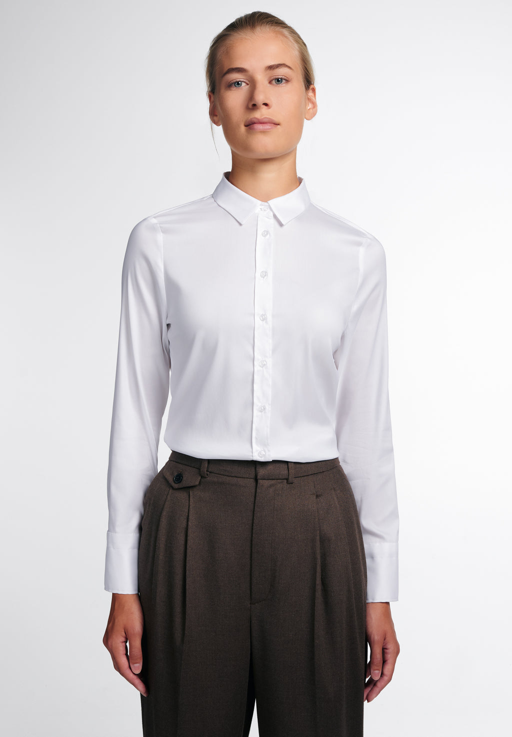 Blouses lange mouw wit ETERNA