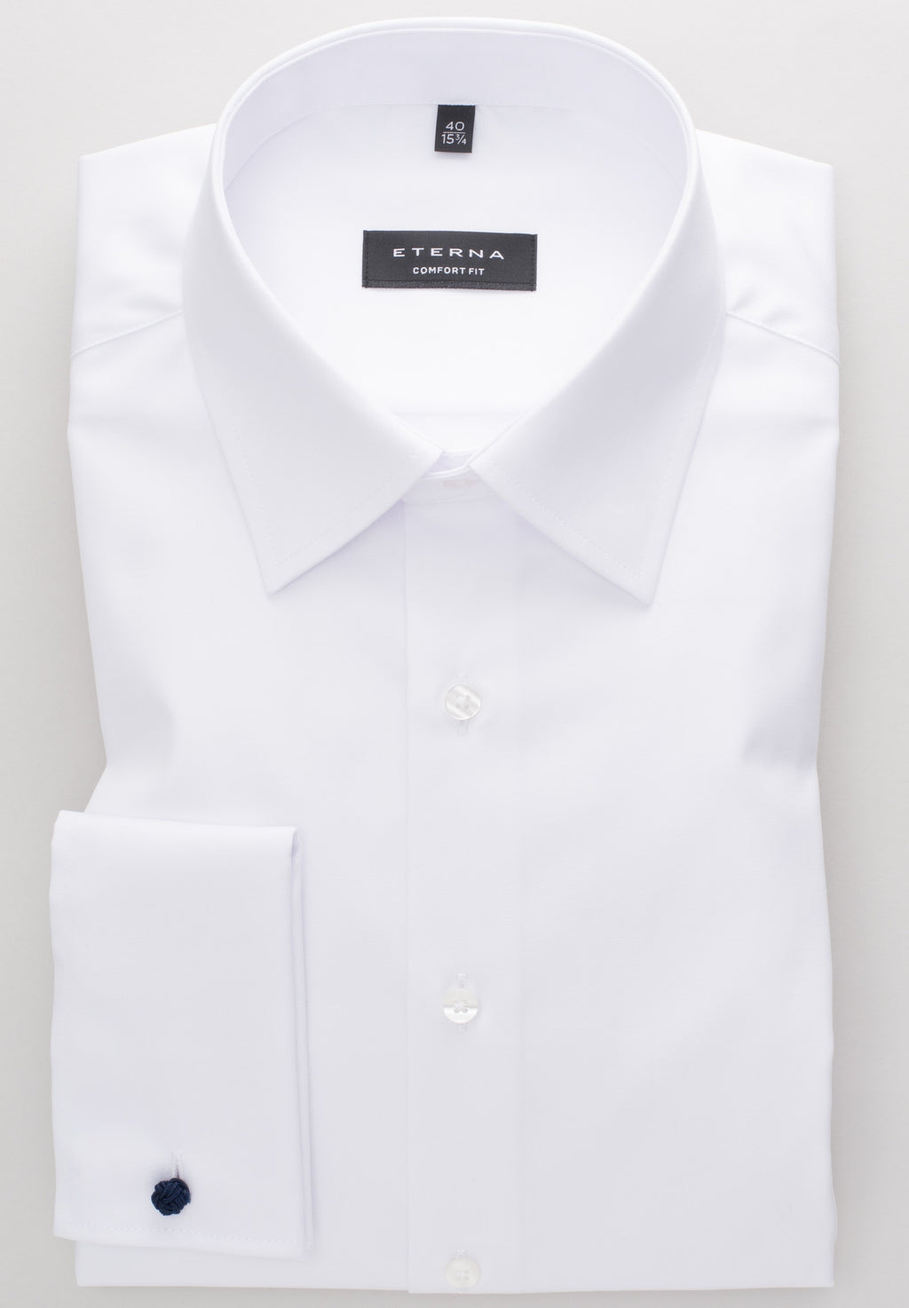 Hemden lange mouw wit ETERNA
