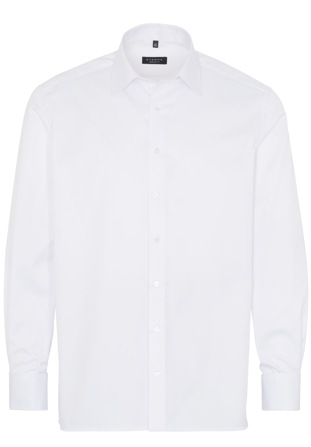 Hemden lange mouw wit ETERNA