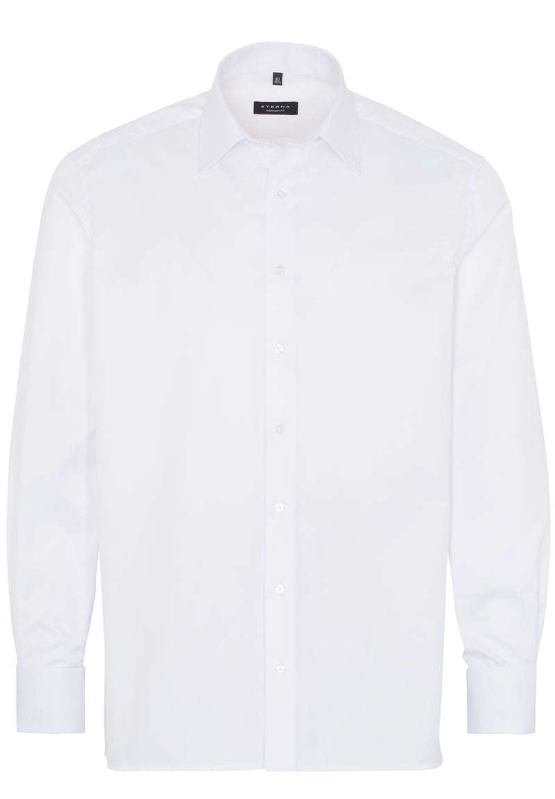 Hemden lange mouw wit ETERNA