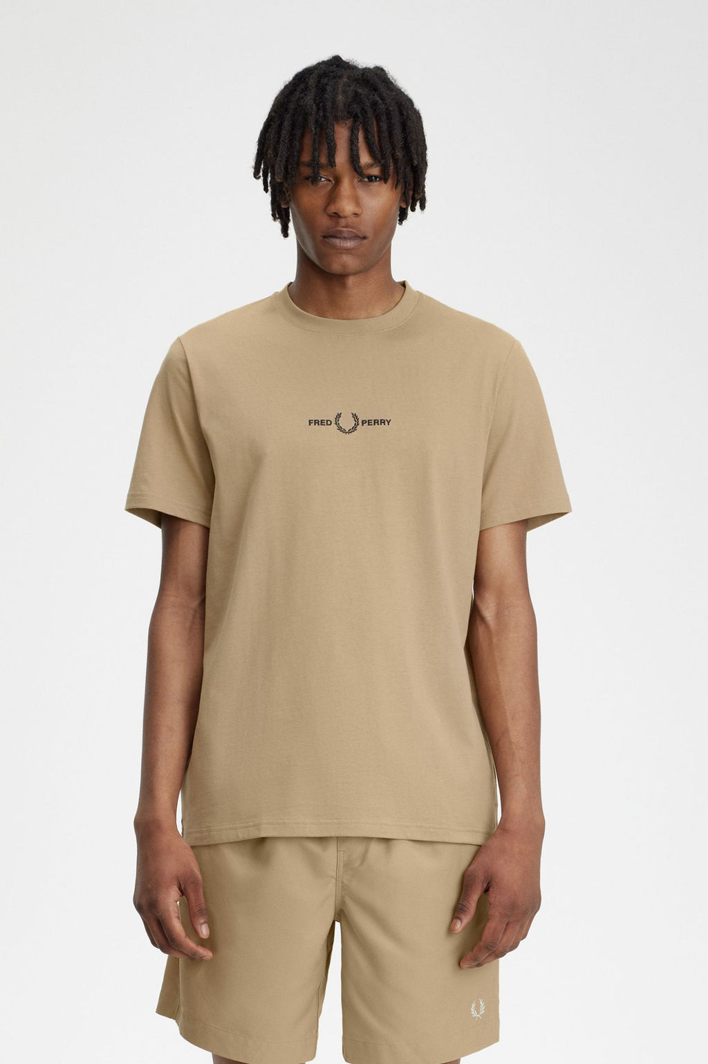 T-shirts korte mouw beige Fred Perry