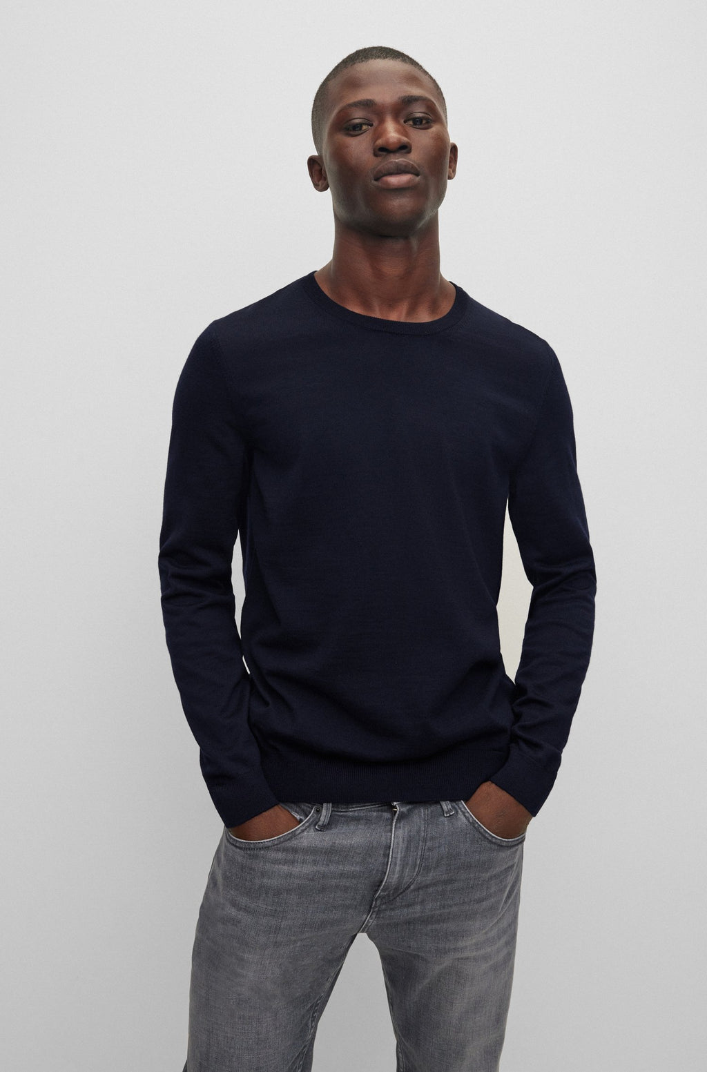 Pulls blauw Boss Men Black