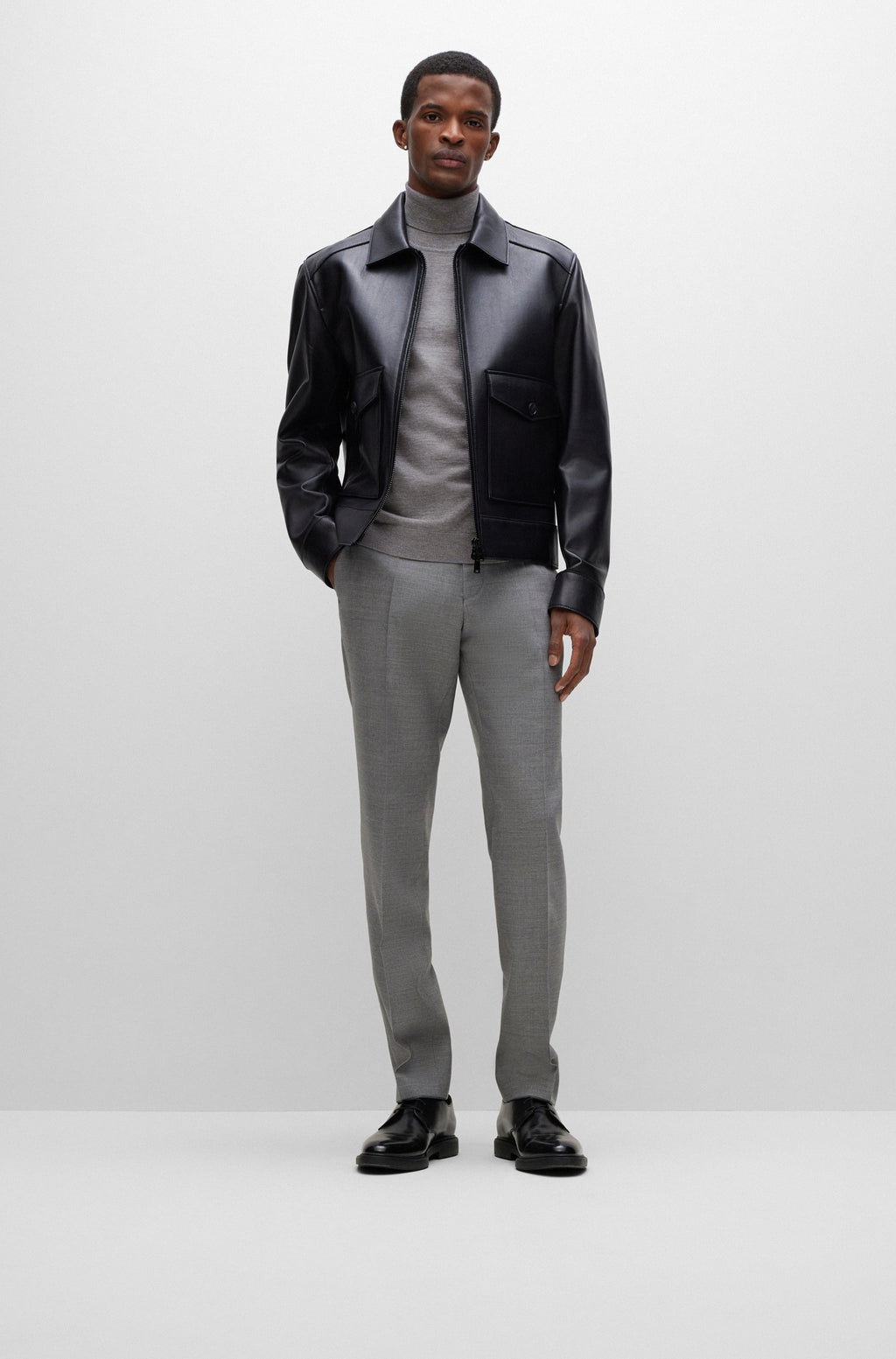 Pulls grijs Boss Men Black