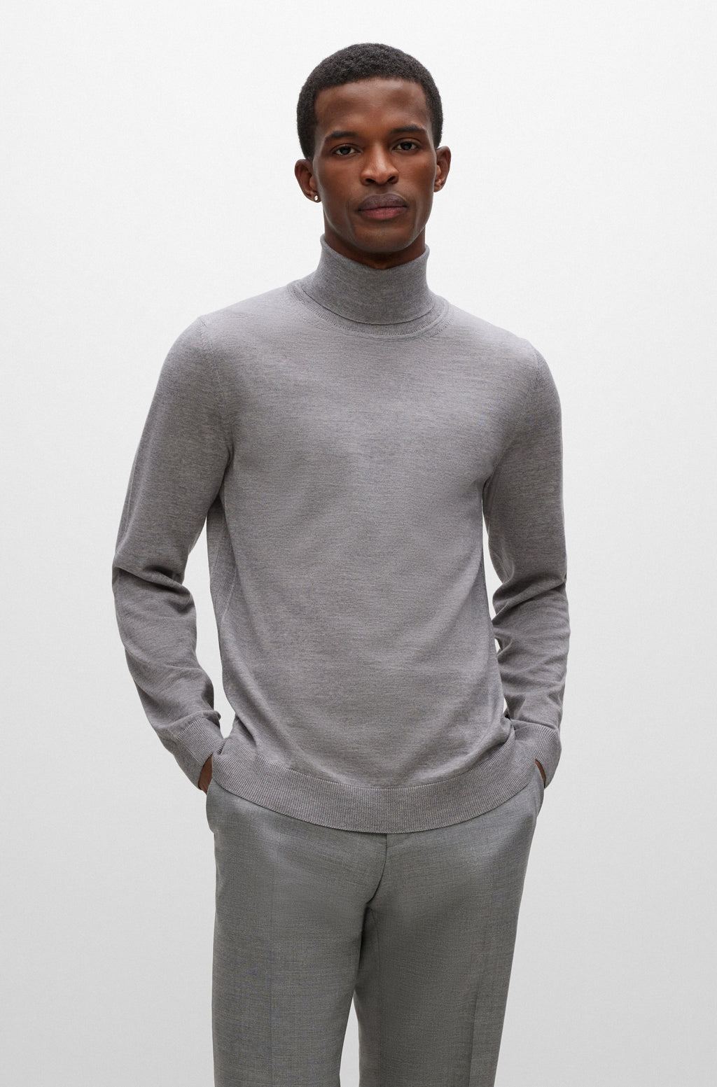 Pulls grijs Boss Men Black