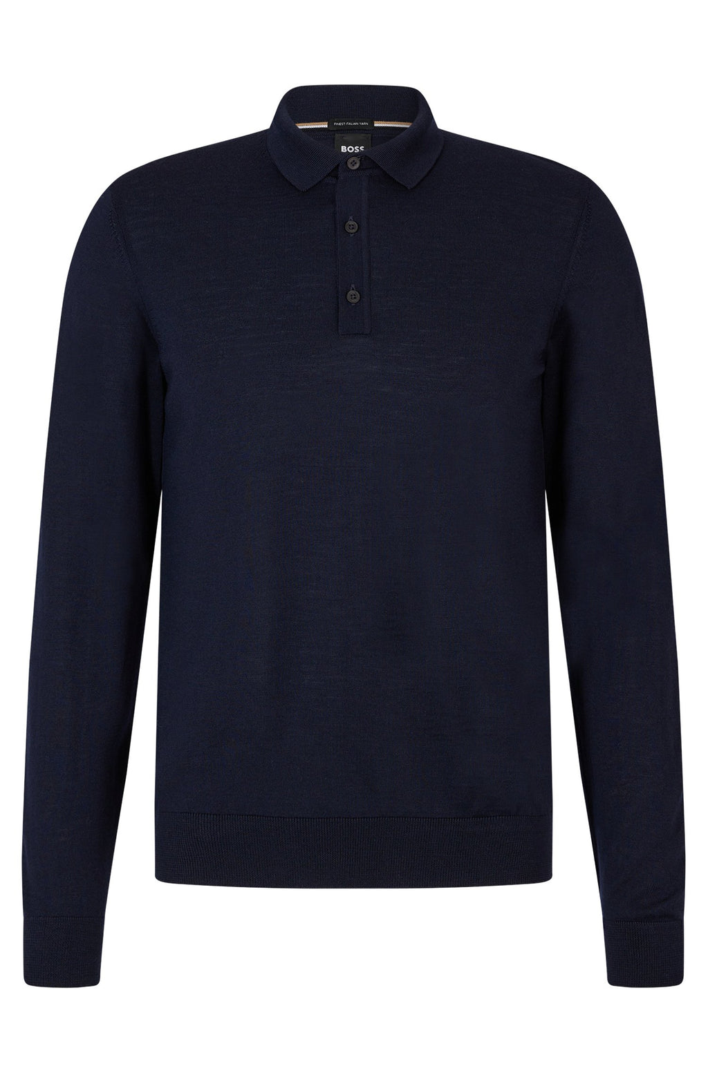 Polo's lange mouw blauw Boss Men Black