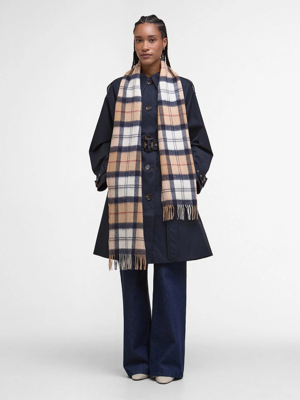 Sjaals beige Barbour