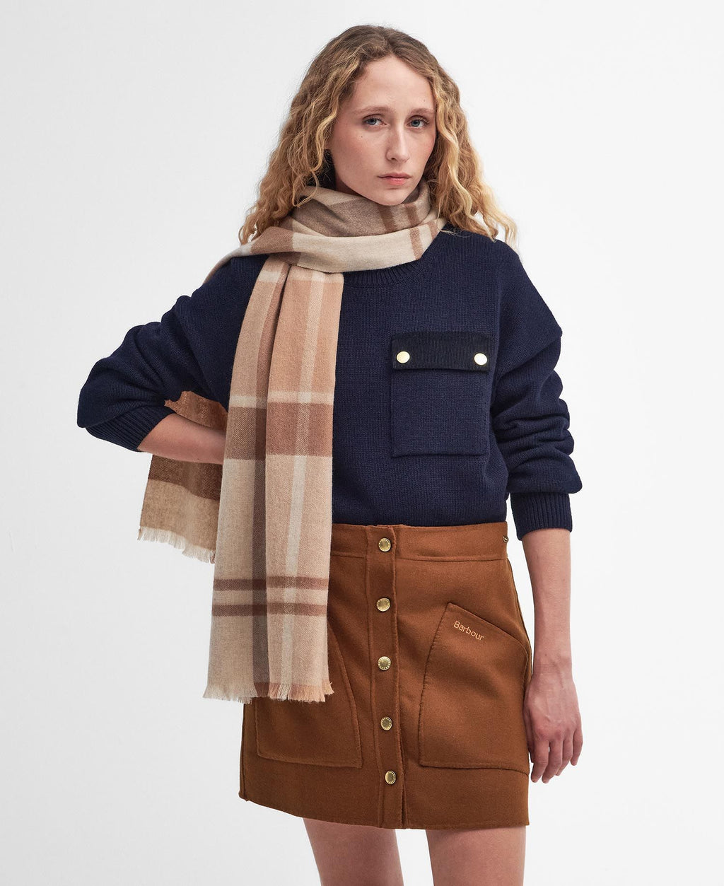 Sjaals bruin Barbour