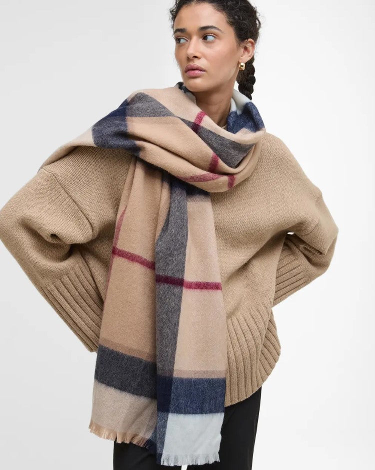 Sjaals beige Barbour