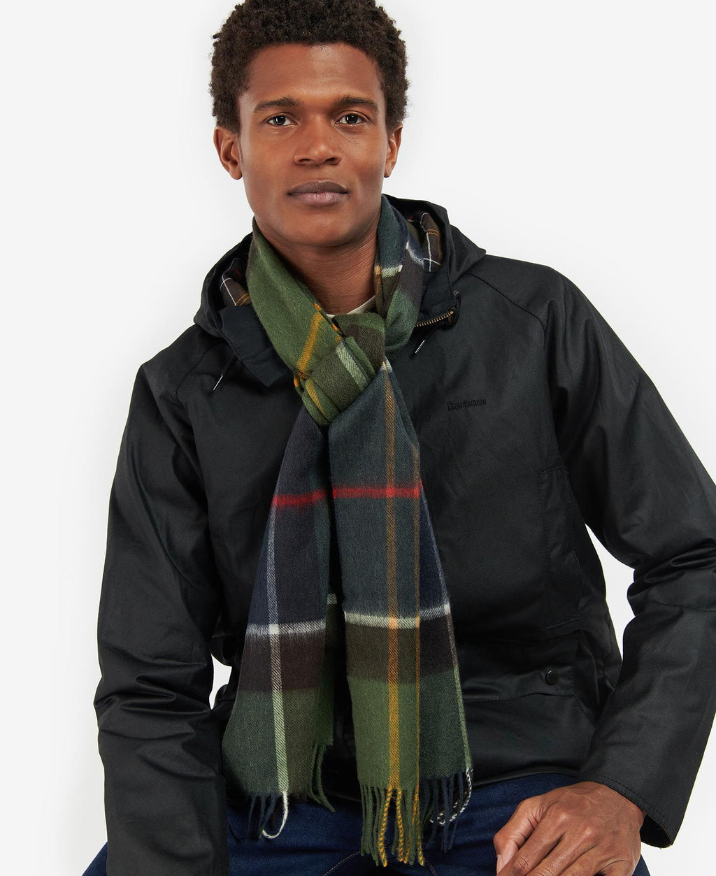 Sjaals groen Barbour