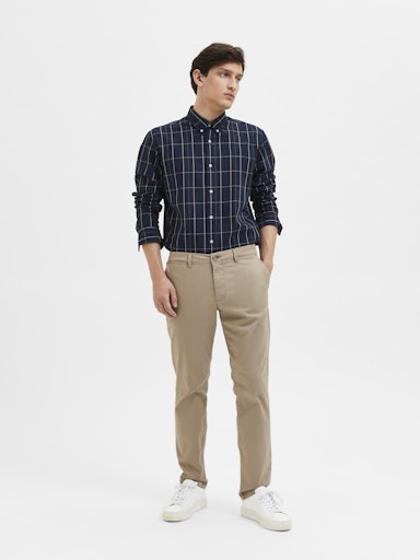 Broeken grijs Selected HOMME