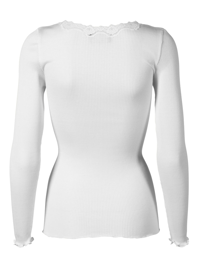 T-shirts lange mouw wit Rosemunde