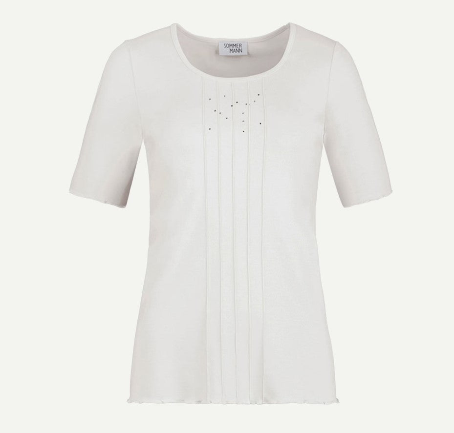 T-shirts korte mouw wit Sommermann