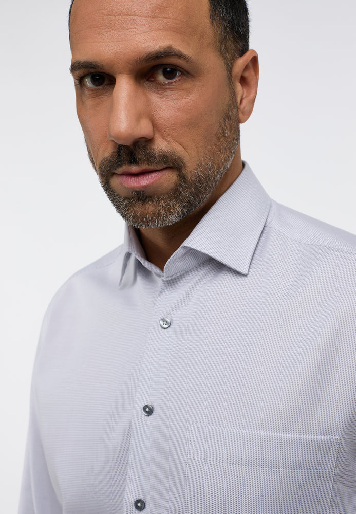 Hemden lange mouw grijs ETERNA