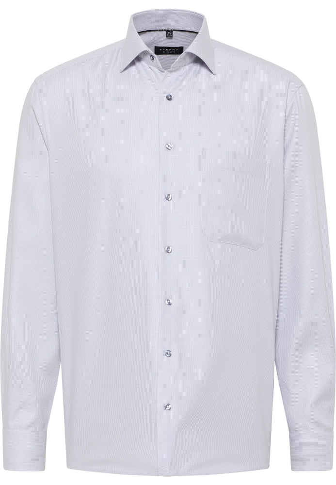 Hemden lange mouw grijs ETERNA