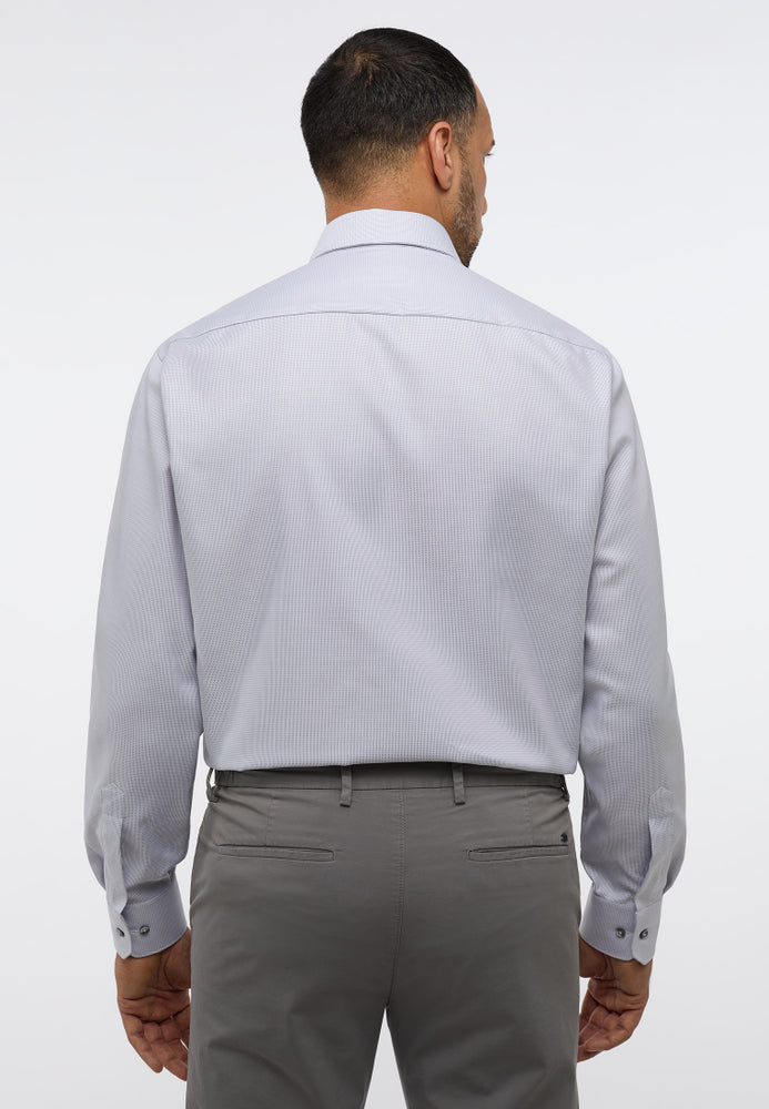 Hemden lange mouw grijs ETERNA