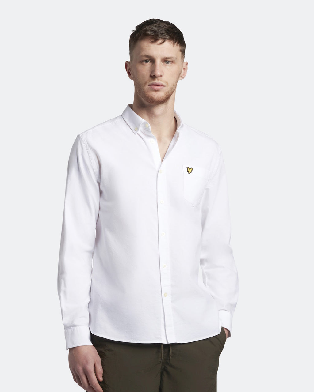 Hemden lange mouw wit Lyle & Scott
