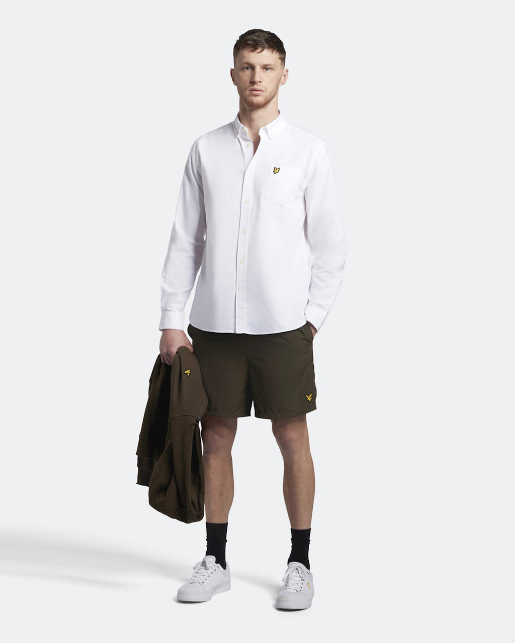 Hemden lange mouw wit Lyle & Scott
