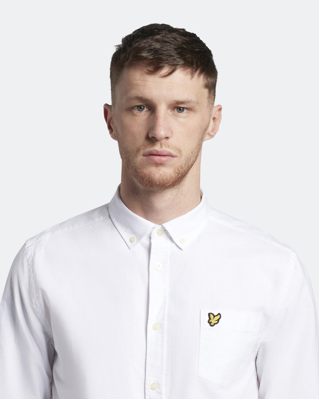 Hemden lange mouw wit Lyle & Scott