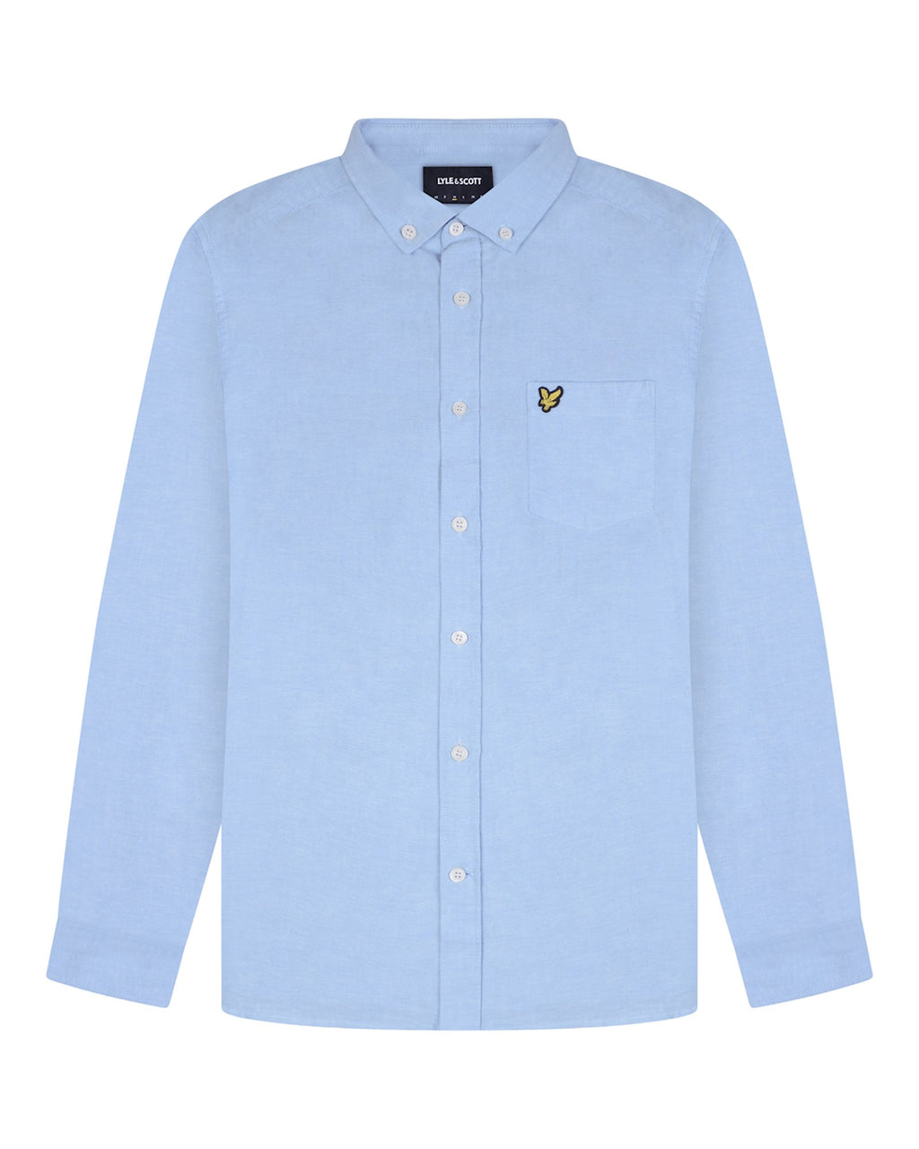 Hemden lange mouw blauw Lyle & Scott