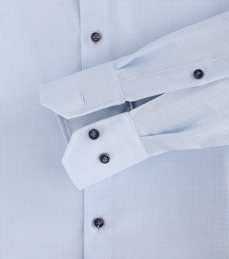 Hemden lange mouw blauw VENTI